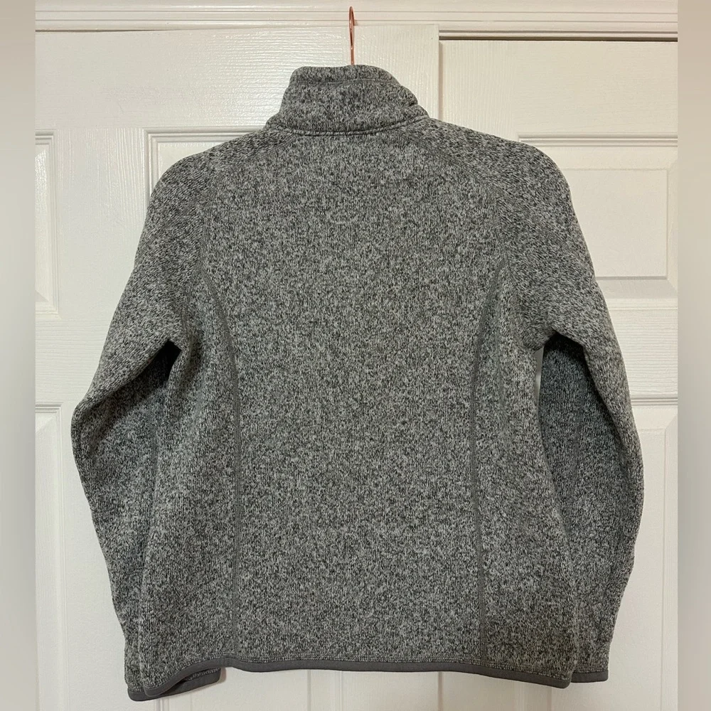 Patagonia Grey Better Sweater Quarter Zip Fleece, Small - Picture 7 of 7